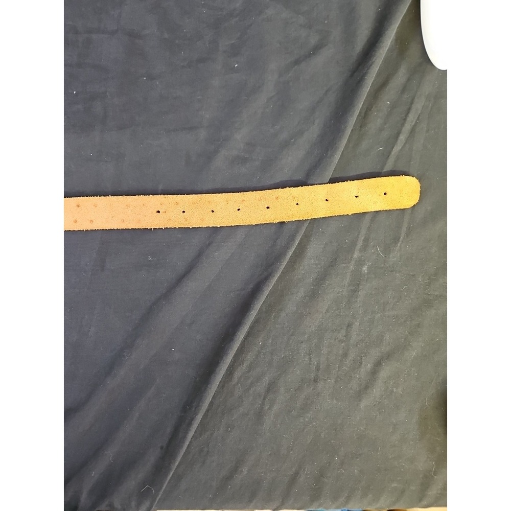 Light Brown‎ Belt Women's Size S/M Gold Buckle Casual Western Aztec - Picture 7 of 9